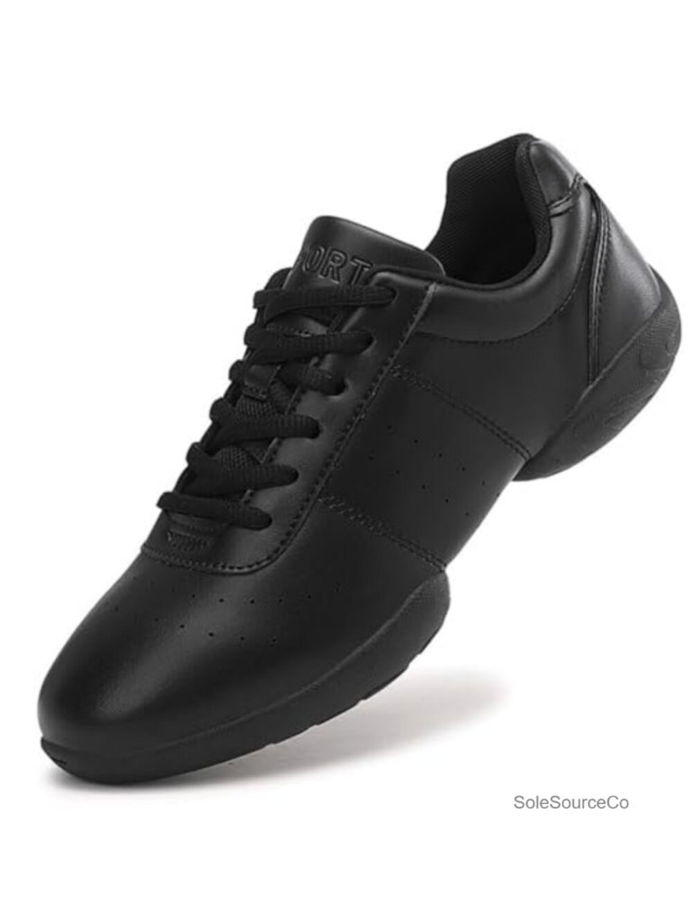 Cheerleading Dance Shoes Lightweight Non Slip Synthetic Leather Lace Up